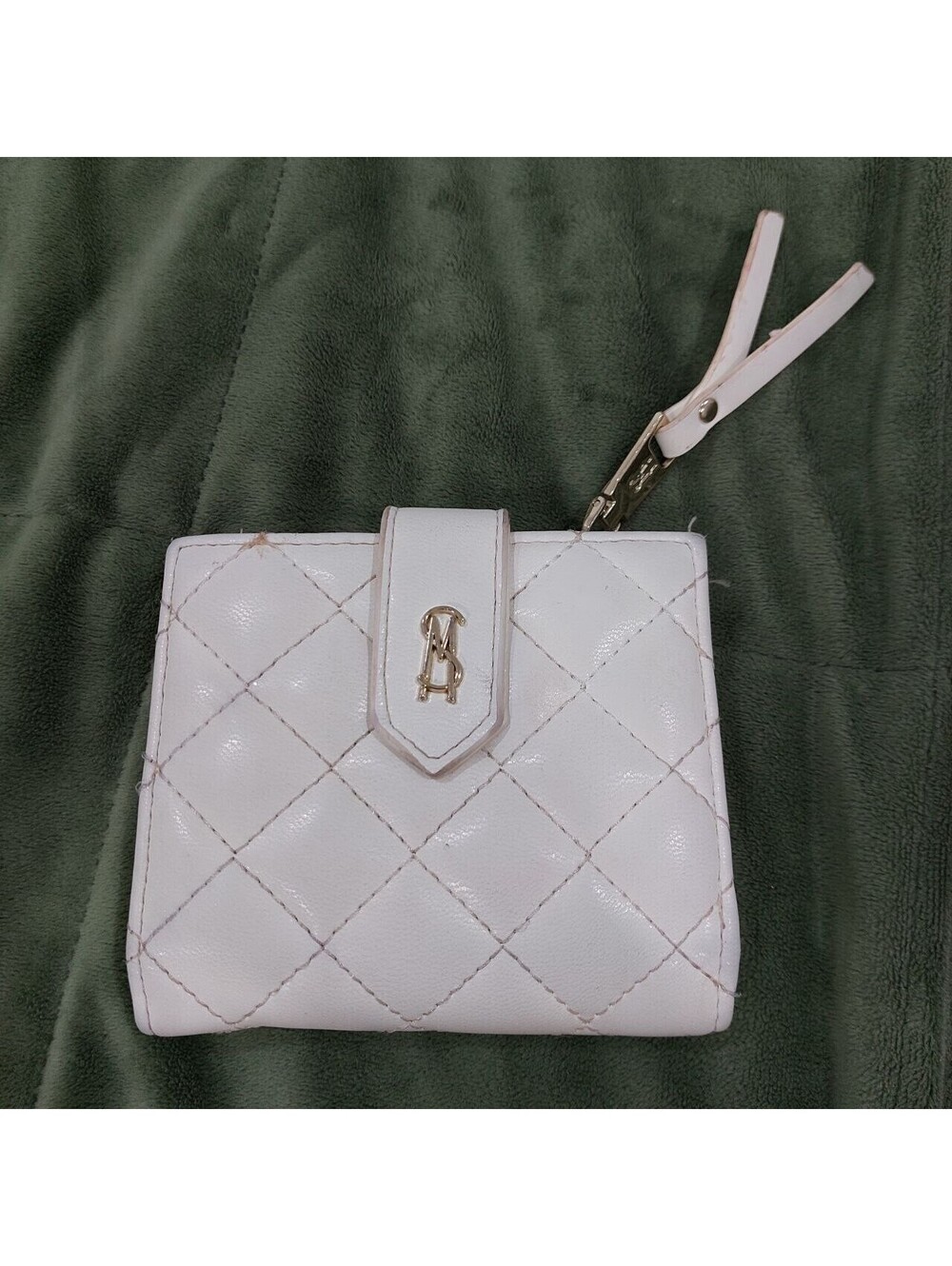 Steve Madden Women's Bjem Bifold Wallet - White Quilt